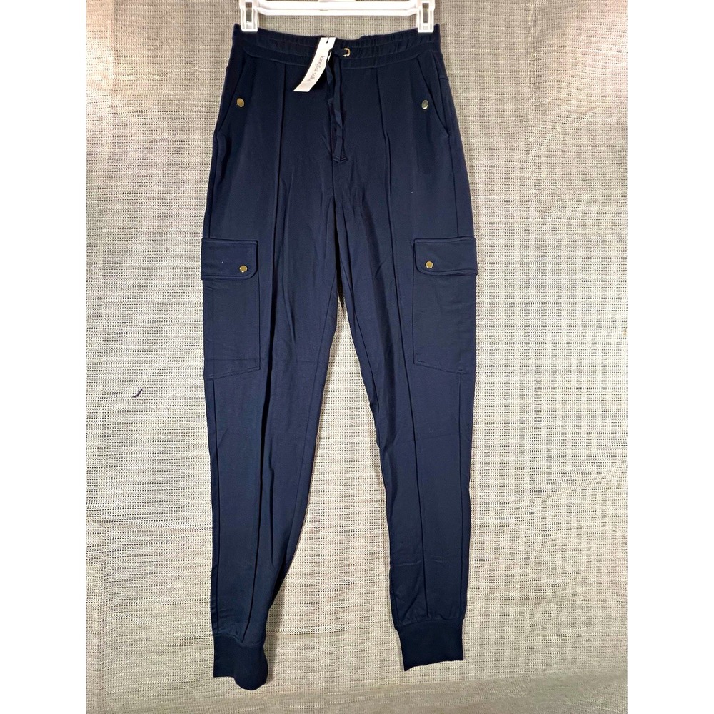 Long tall sally womens us 8 premium utility joggers navy